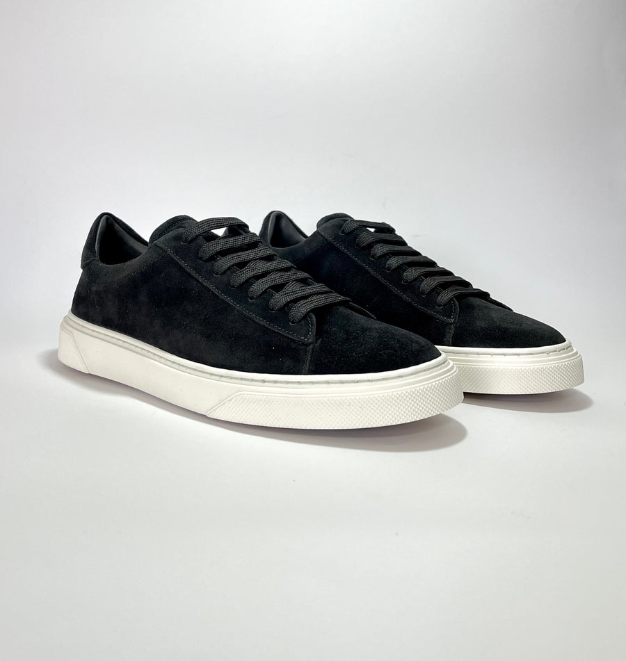 Sneakers in camoscio Nero