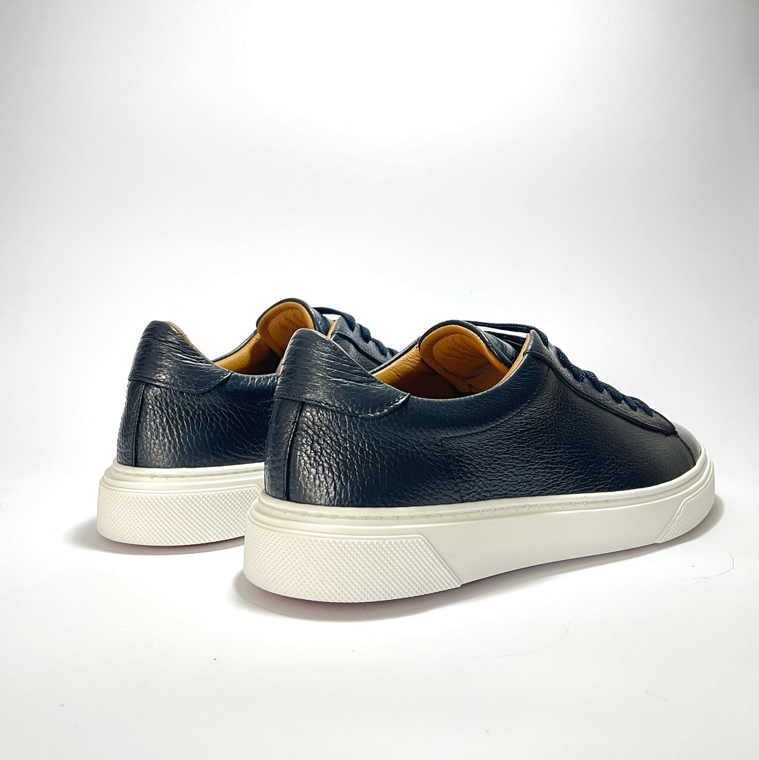 Sneakers in pelle bottolata Blu