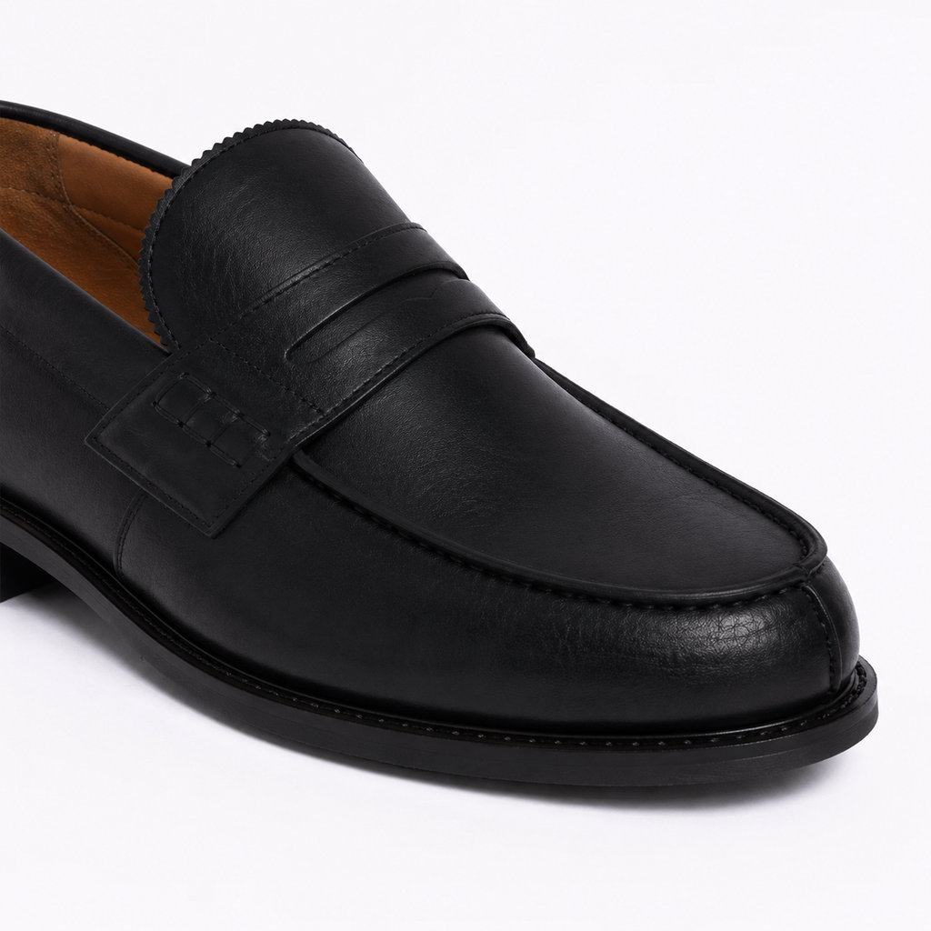 Mocassino in pelle Nero