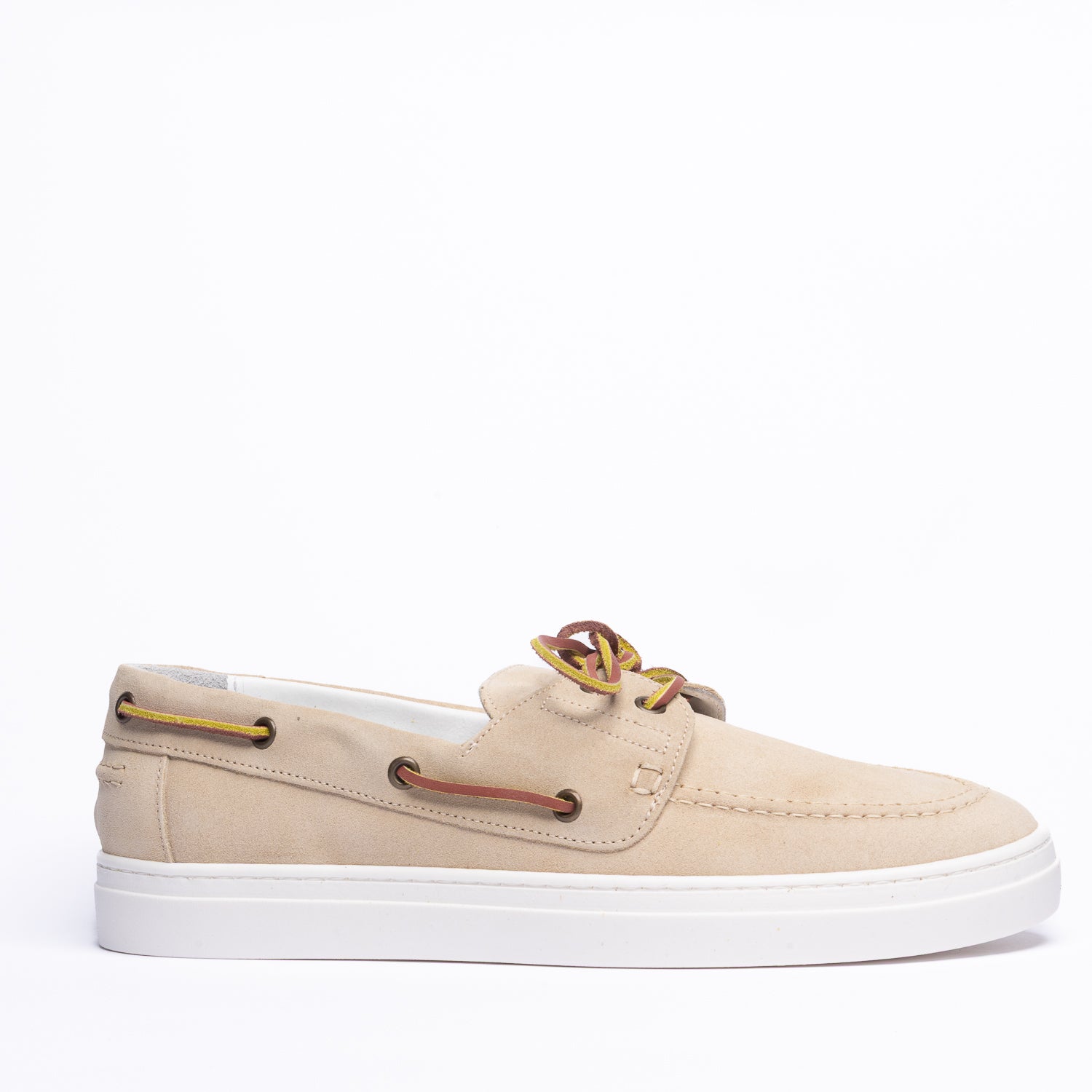 Scarpa da barca beige