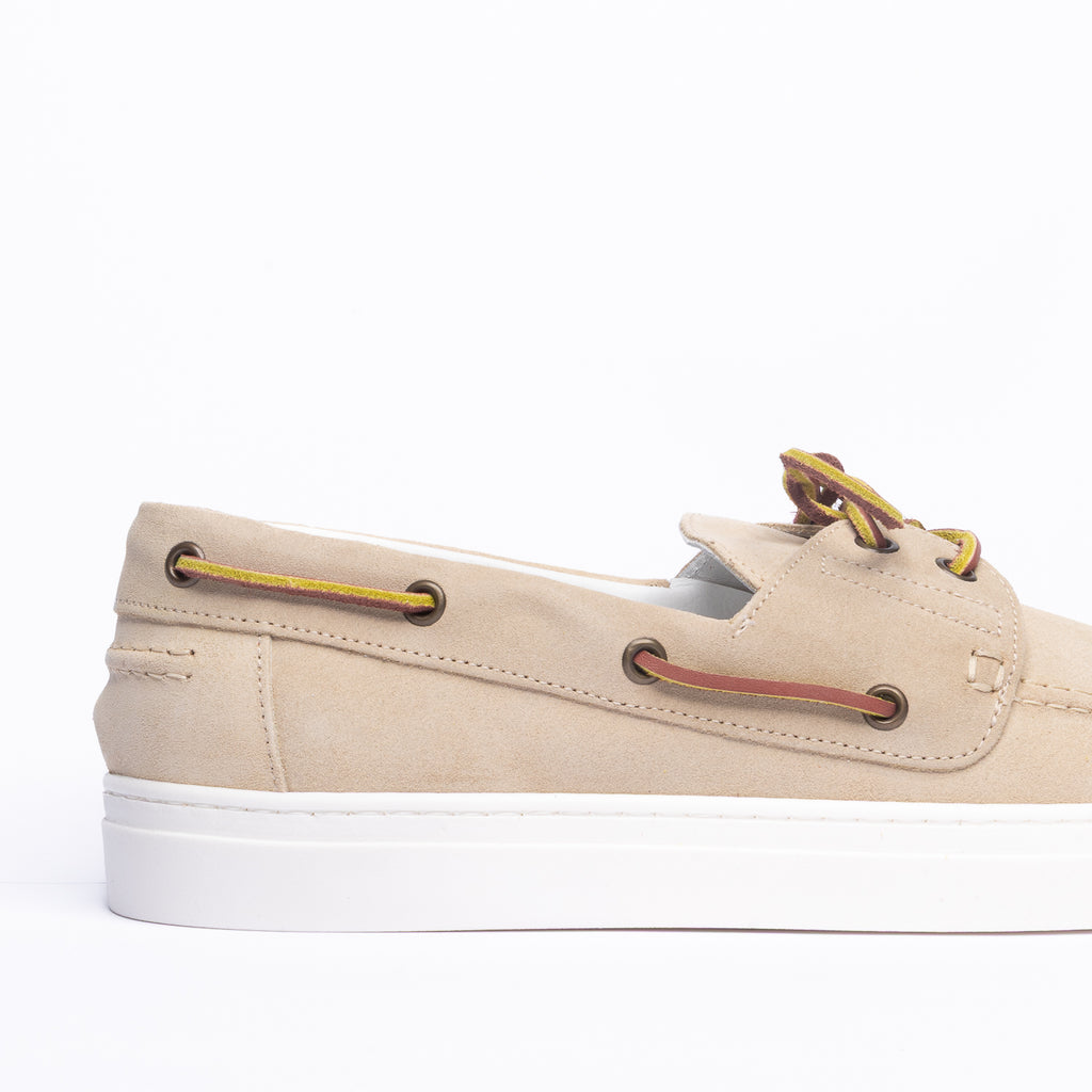 Scarpa da barca beige