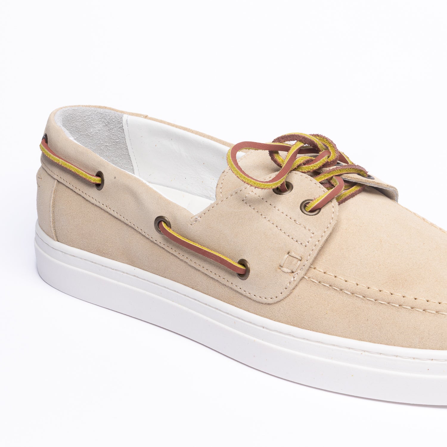Scarpa da barca beige