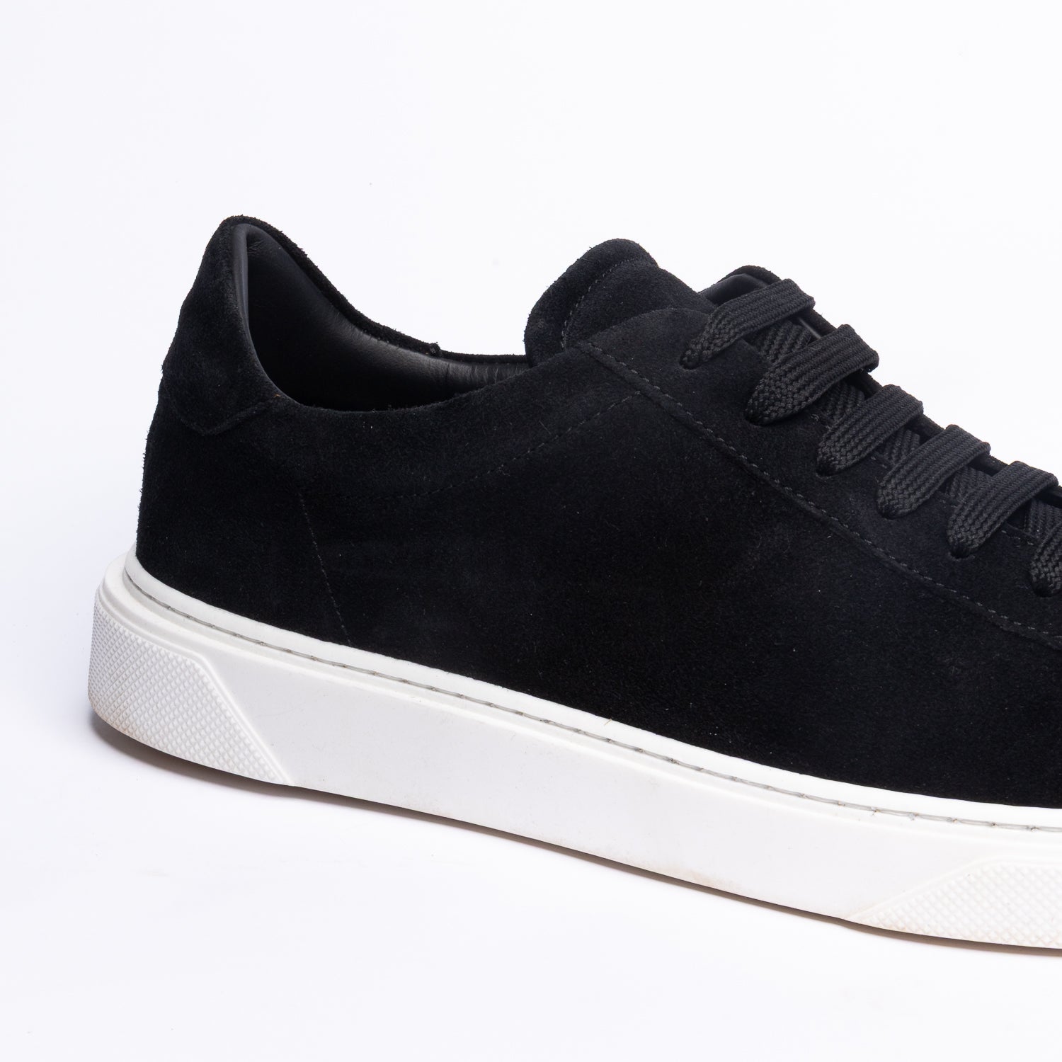 Sneakers in camoscio Nero